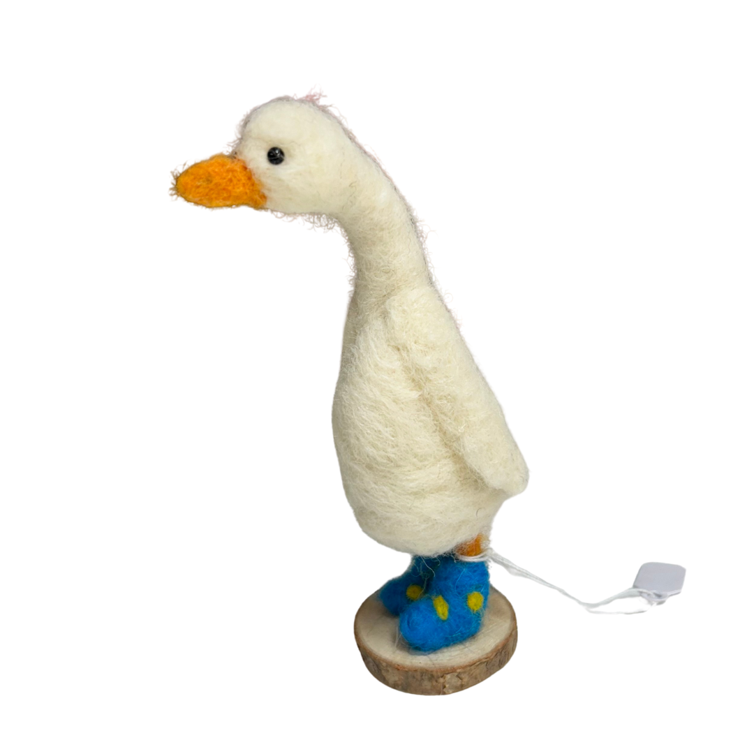 Felted Ornament - English Goose