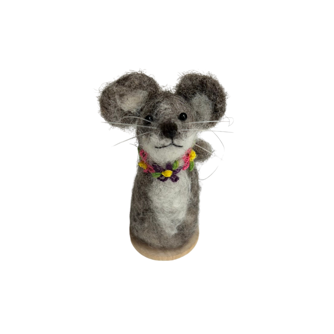 Felted Ornament - Small Mouse