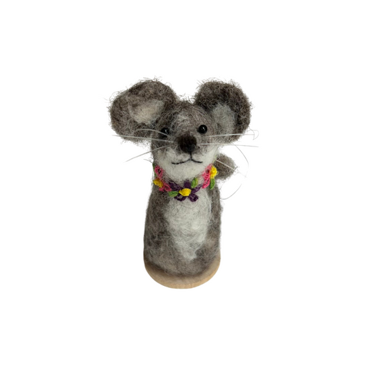 Felted Ornament - Small Mouse