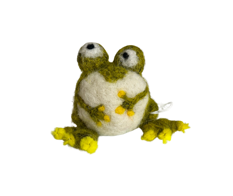 Felted Ornament - Frog