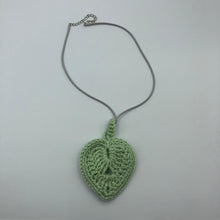 Load image into Gallery viewer, Crochet heart necklace
