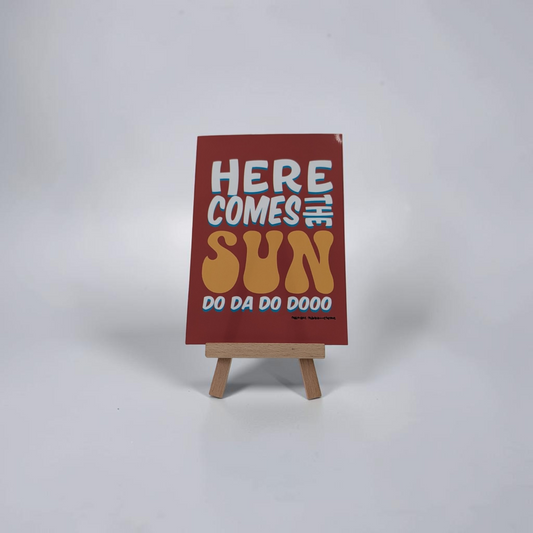 "Here Comes the Sun" Mini Print | Cry Baby Illustrations