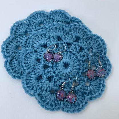 Abstract Circle Earrings