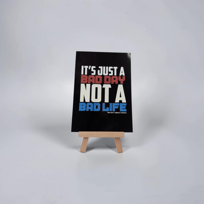 "It's Just a Bad Day, Not a Bad Life" Mini Print | Cry Baby Illustrations