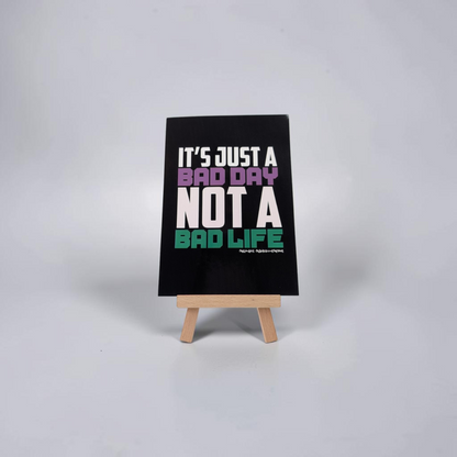 "It's Just a Bad Day, Not a Bad Life" Mini Print | Cry Baby Illustrations