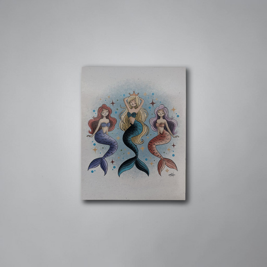 "Mermaids" Art Print | Cry Baby Illustrations