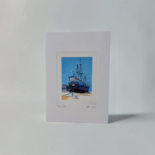 "Moby Dick" Greeting Card | Linda Page