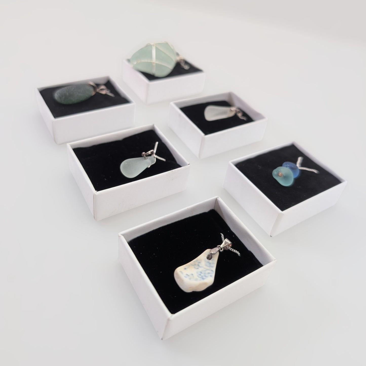 Sea Glass & Sea Pottery Necklaces | Shoreline Designs