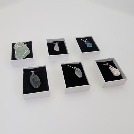 Sea Glass & Sea Pottery Necklaces | Shoreline Designs