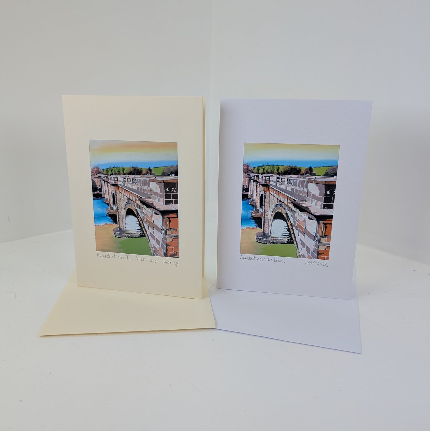 Original Print Cards - Aqueduct over the River Lune - Linda Page
