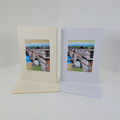 Original Print Cards - Aqueduct over the River Lune - Linda Page