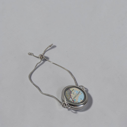 Morecambe Area Map & Sea Glass Bracelet | Shoreline Designs