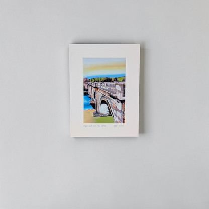 'Aqueduct over the River Lune' Mounted Fine Art Print | Linda Page