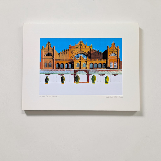 'The Winter Gardens, Morecambe' Mounted Fine Art Print | Linda Page