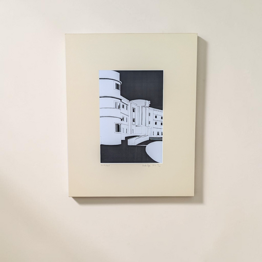 The Midland Hotel Linocut Print | Linda Page