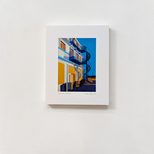 'Mondrian Midland' Art Print | Linda Page