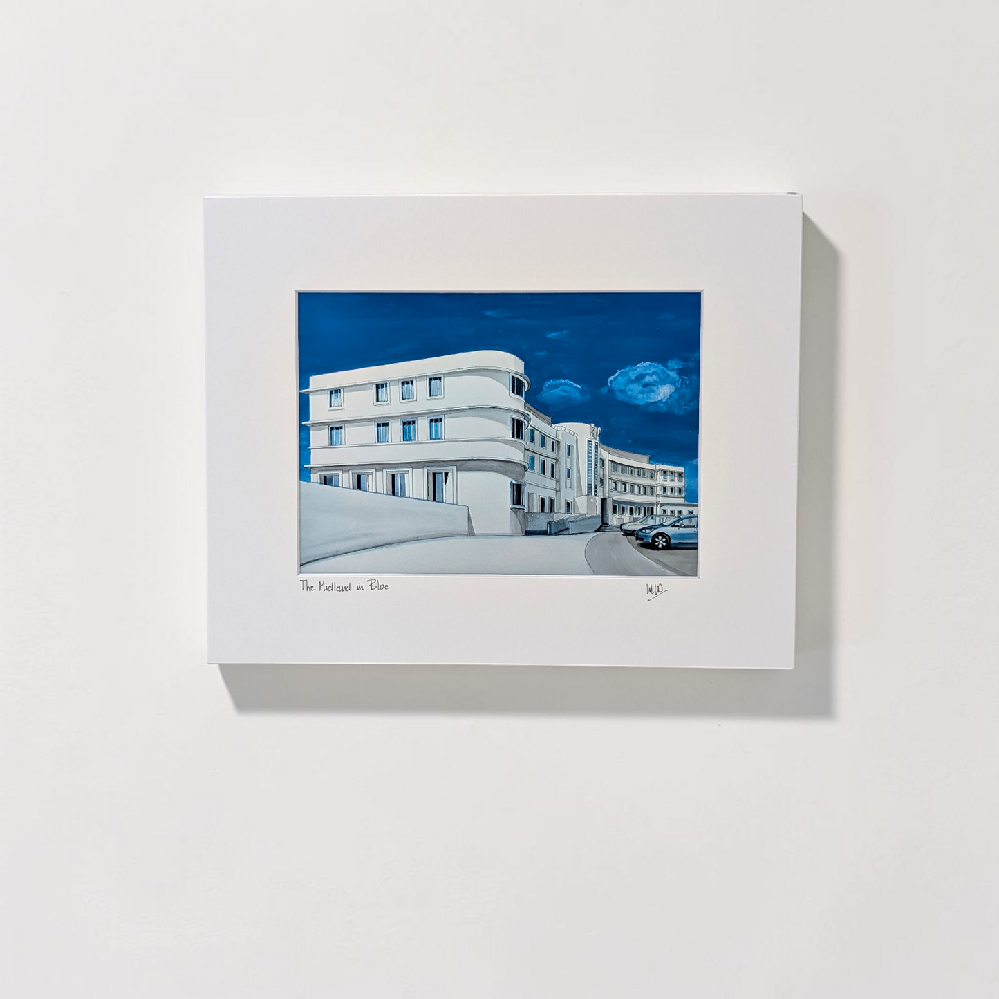 'The Midland in Blue' Art Print | Linda Page