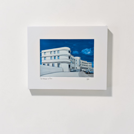 'The Midland in Blue' Art Print | Linda Page