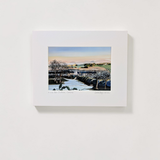 'A View from Beetham, Cumbria' Art Print | Linda Page