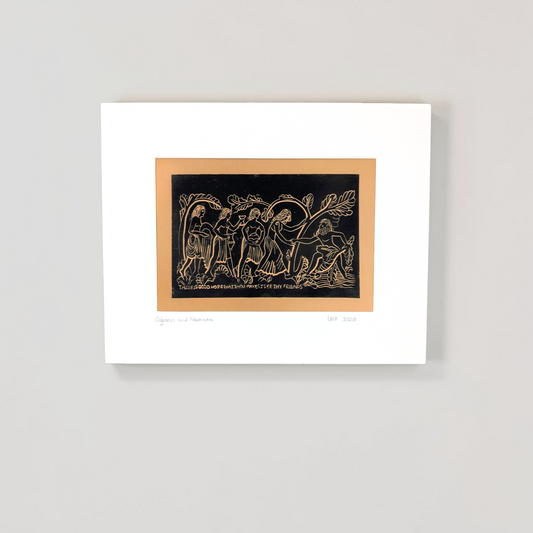 'Odysseus and Nausicaa' Art Print | Linda Page