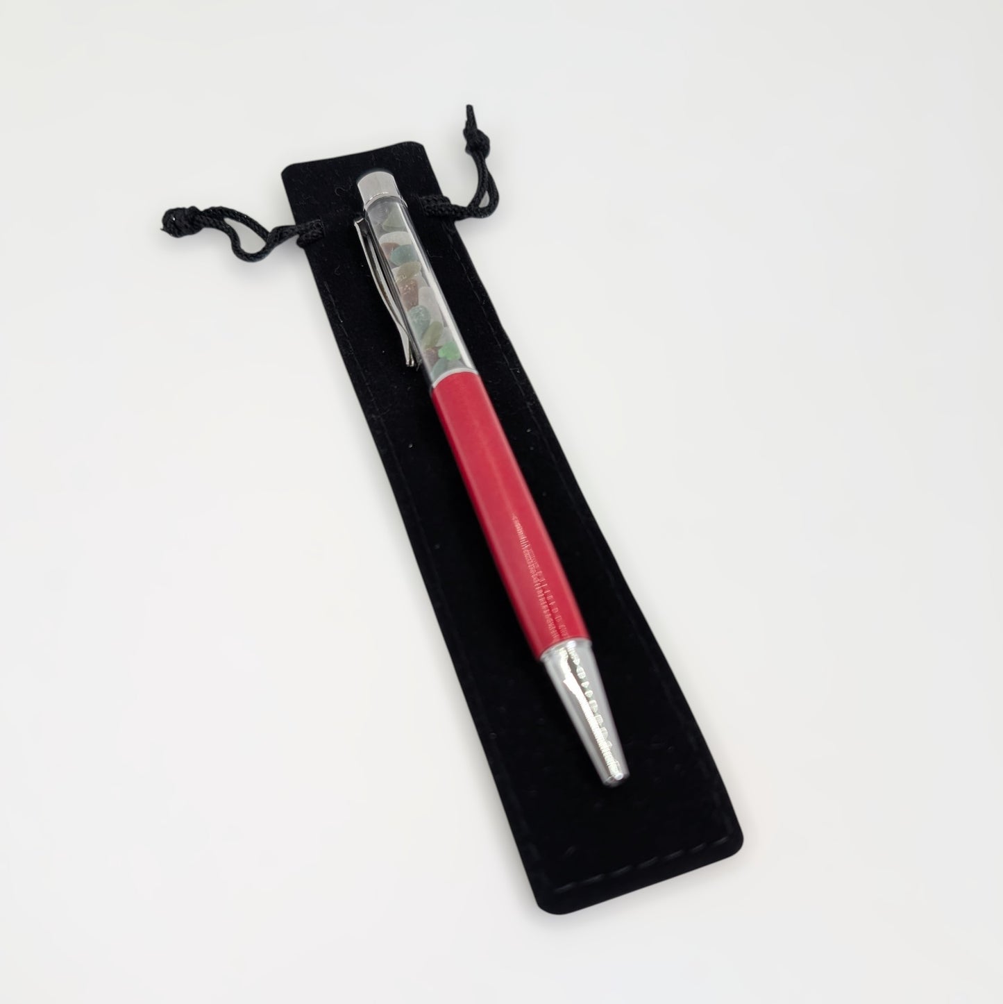 Sea Glass Encased Black Ink Pen | Shoreline Designs