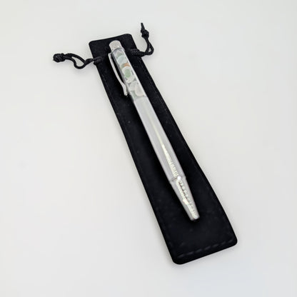 Sea Glass Encased Black Ink Pen | Shoreline Designs