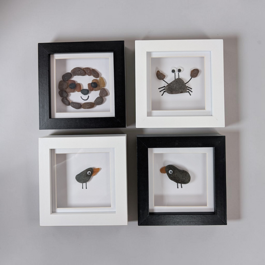Sea Glass Animal Portraits | Shoreline Designs