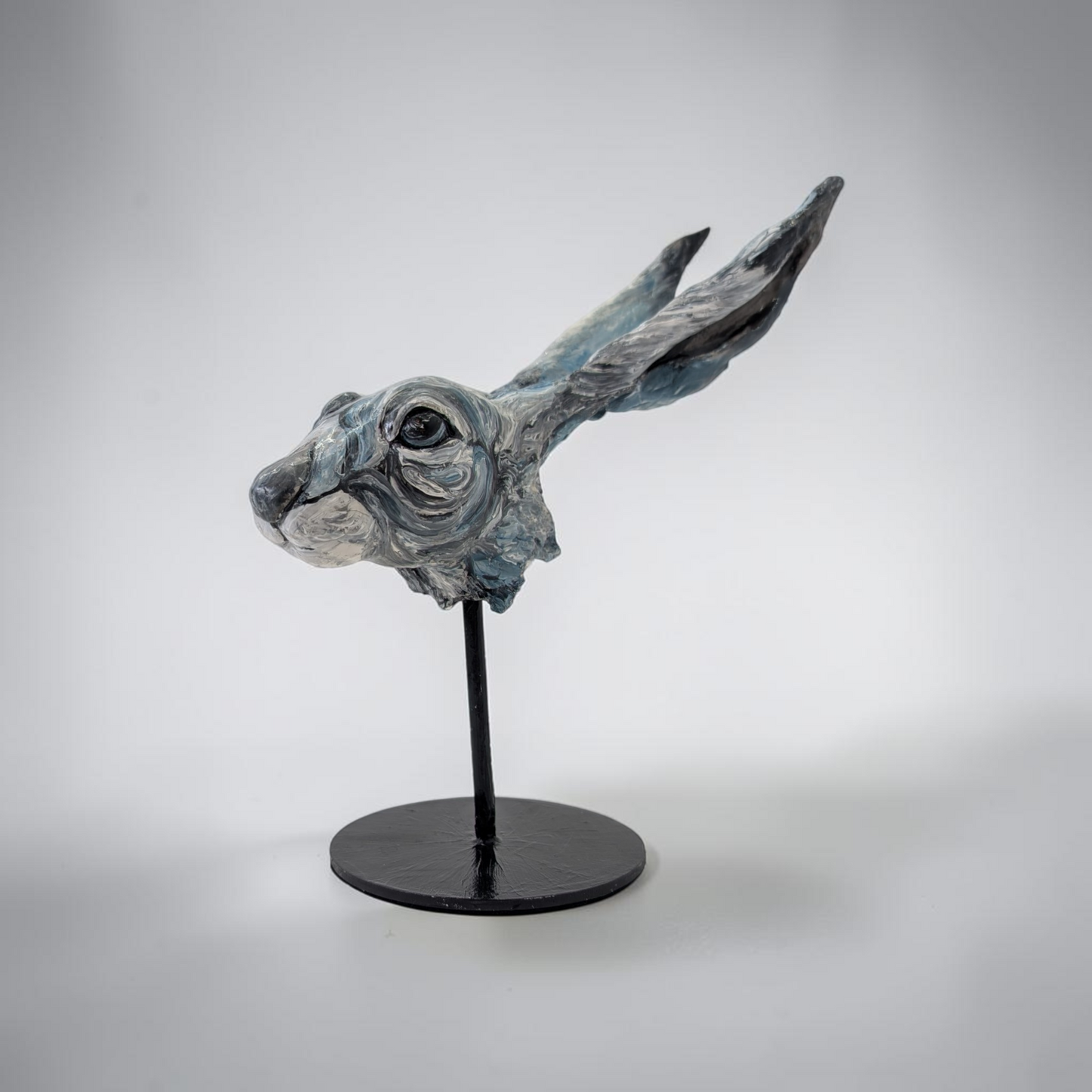 "Running Hare" Original Clay Sculpture | Karen Pinkney