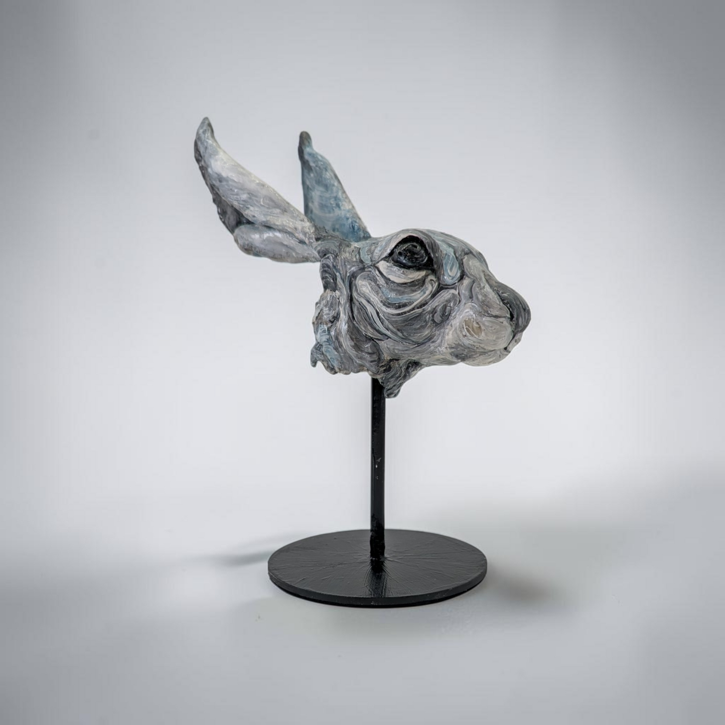 "Running Hare" Original Clay Sculpture | Karen Pinkney