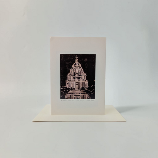 "The Ashton Memorial (Lino Print)" Greeting Card | Linda Page
