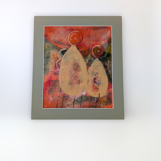Two Fat Ladies Mixed Media | Trish Spence