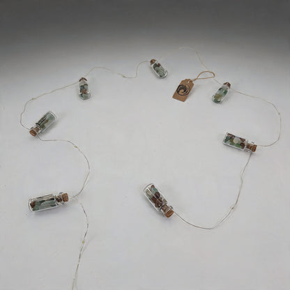 Sea Glass Bottle Garland | Shoreline Designs