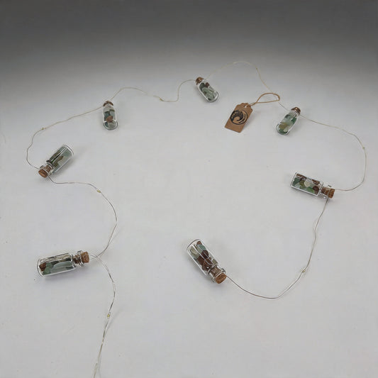 Sea Glass Bottle Garland | Shoreline Designs