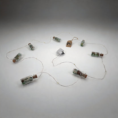 Sea Glass Bottle Garland | Shoreline Designs