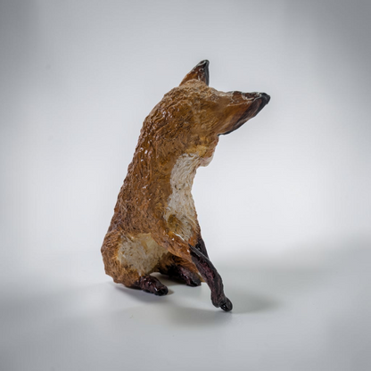 "Curious Fox" Original Clay Sculpture | Karen Pinkney