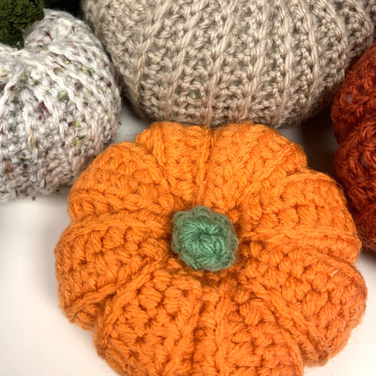 Crochet Autumn Pumpkin Decorations