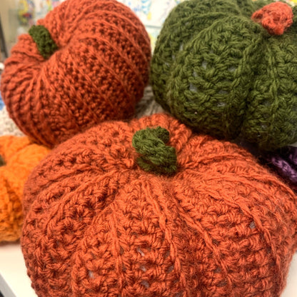 Crochet Autumn Pumpkin Decorations