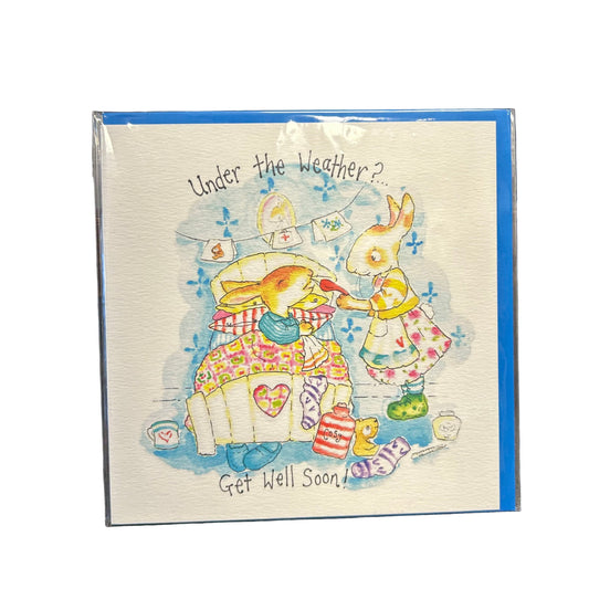 Monkey Boo Cards - Get Well Soon