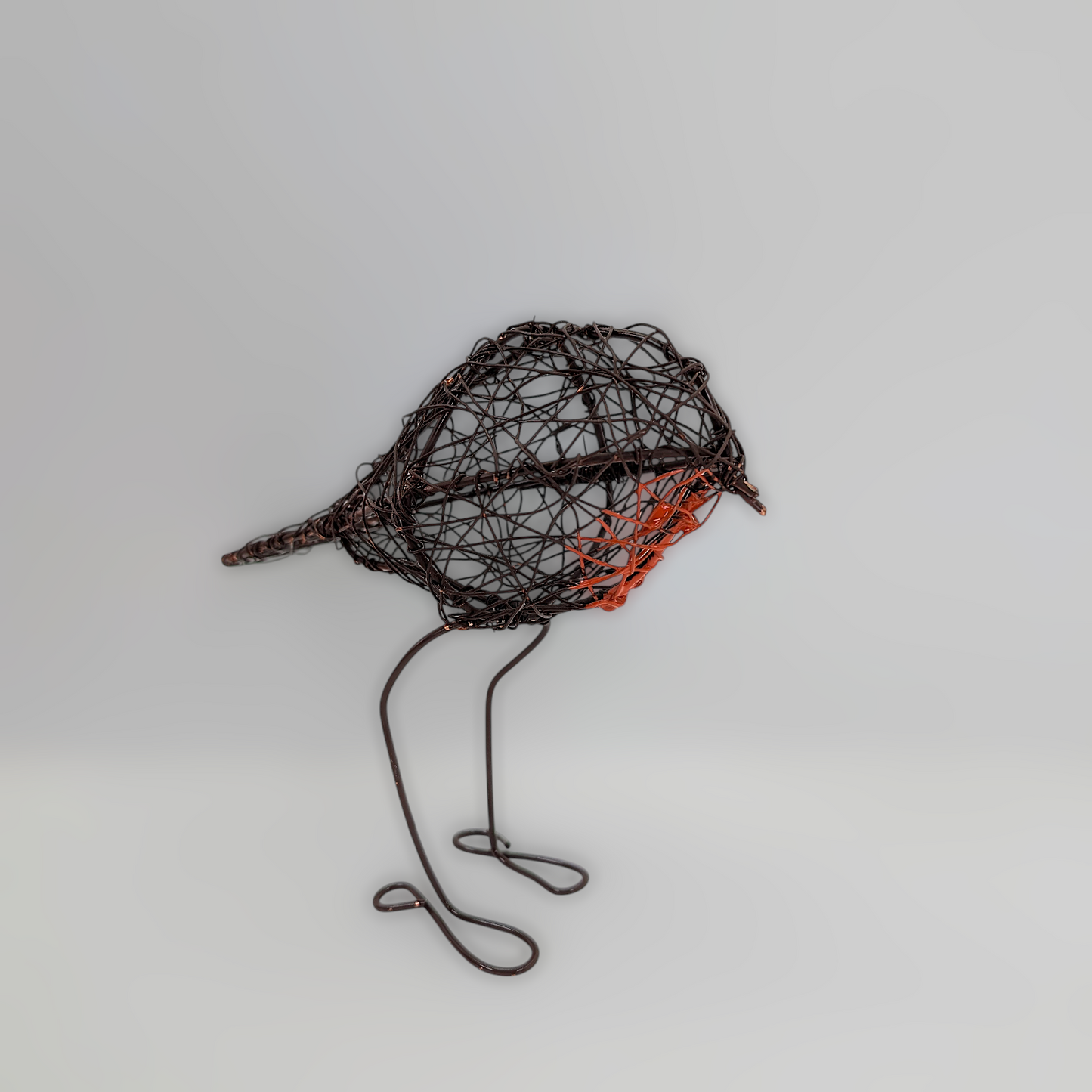 3D Wire Robin Sculptures | Like a Bird out of Wire