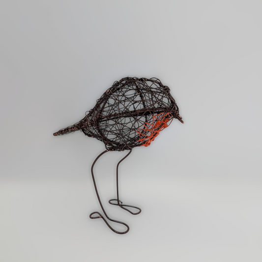 3D Wire Robin Sculptures | Like a Bird out of Wire