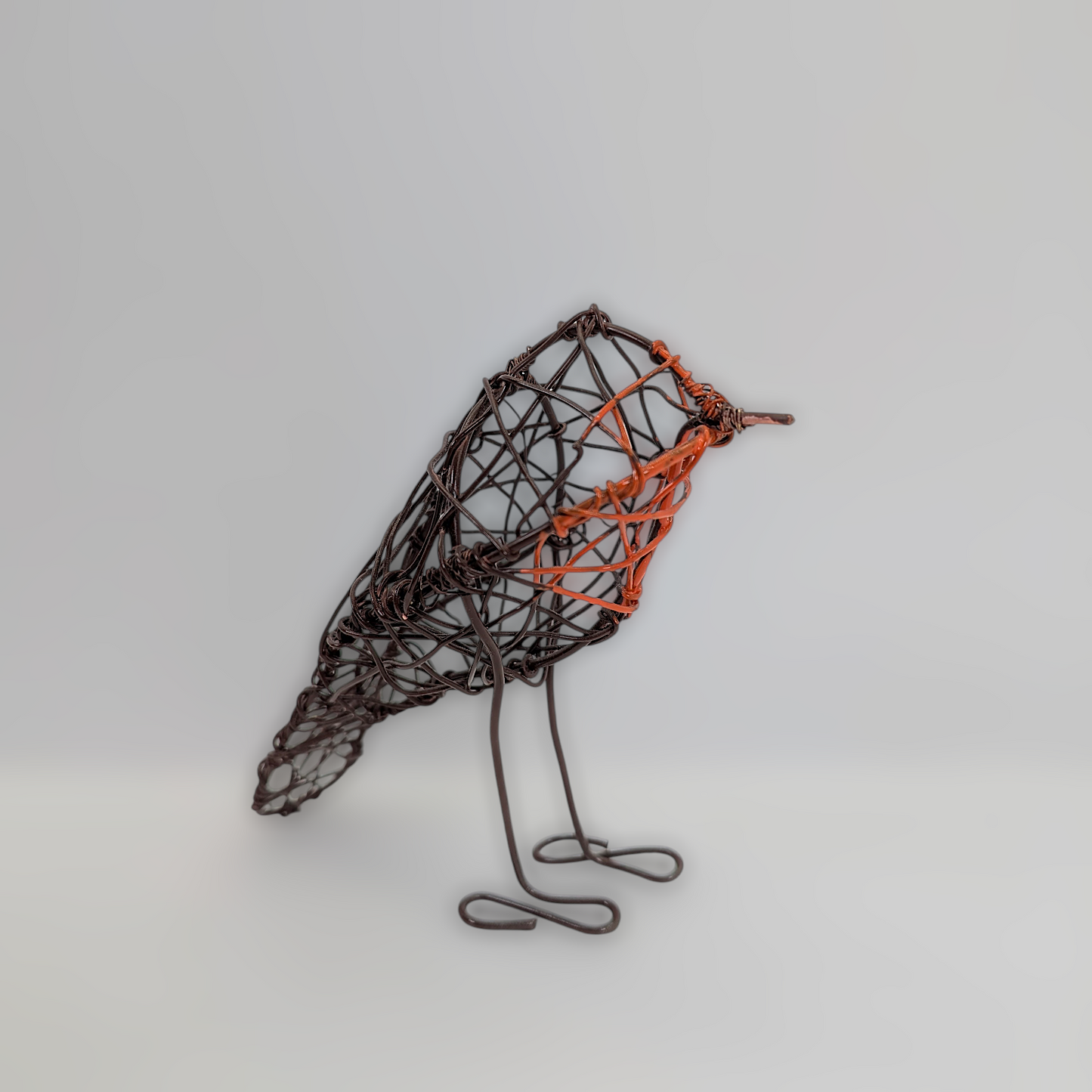 3D Wire Robin Sculptures | Like a Bird out of Wire