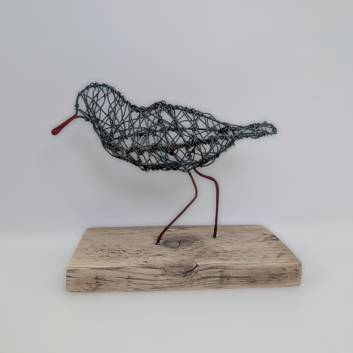 3D Wire Wading Bird Sculpture | Like a Bird out of Wire