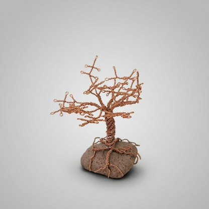 Handcrafted Wire Tree Sculpture | Like a Bird out of Wire