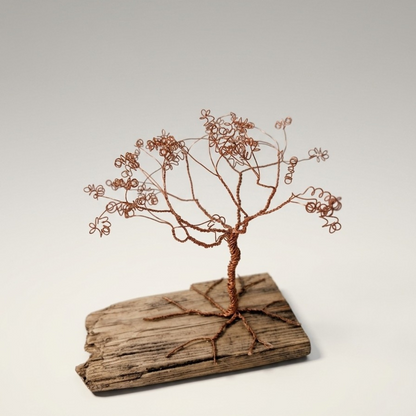 Handcrafted Wire Tree Sculpture | Like a Bird out of Wire