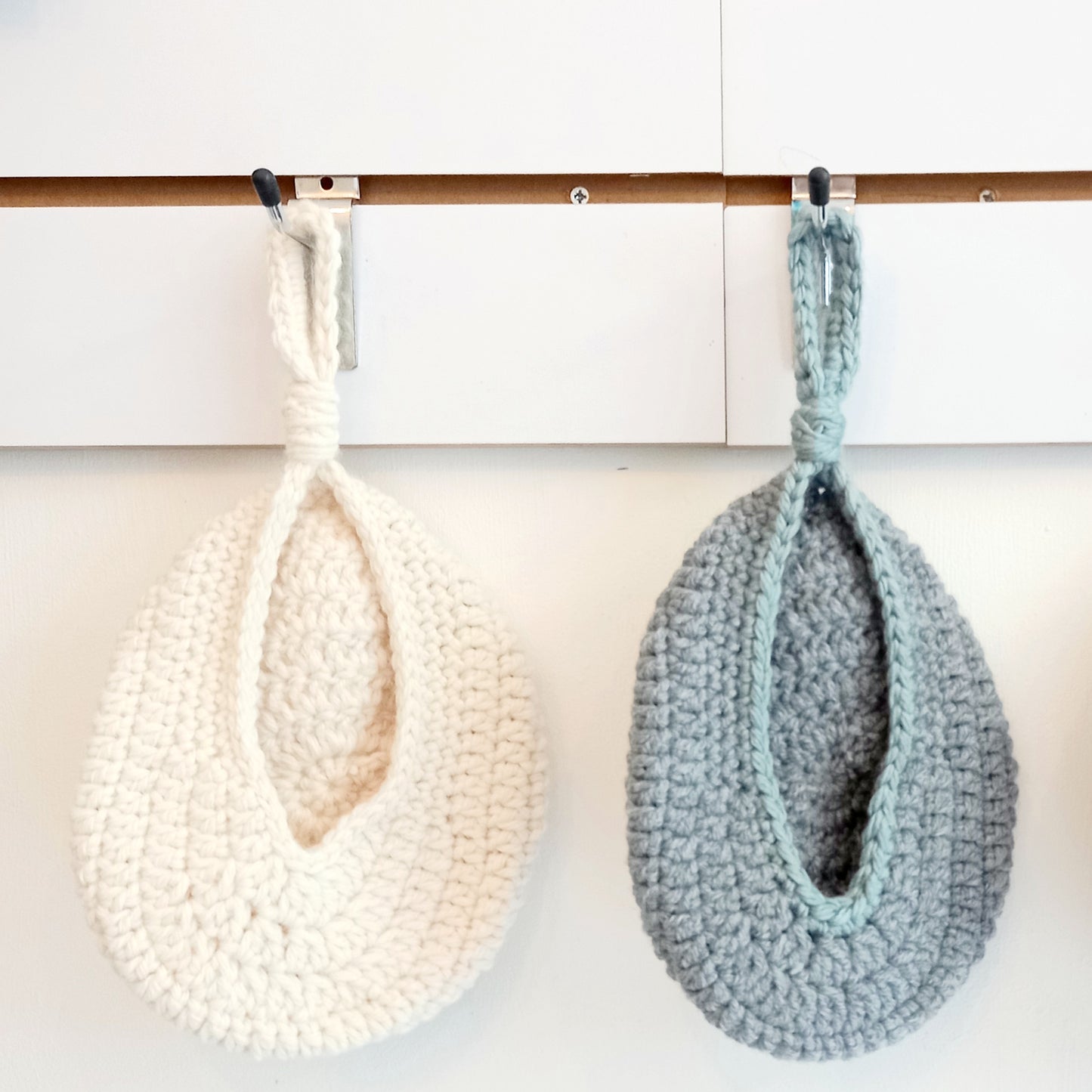 "Handmade Crochet Storage Pods" (medium)