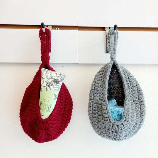 "Handmade Crochet Storage Pods (small)"