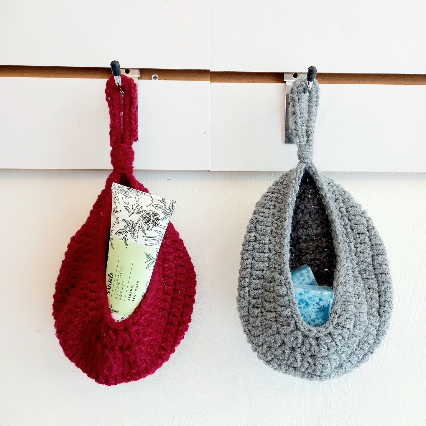 Handmade Crochet Storage Pods (small)