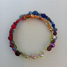 Load image into Gallery viewer, &quot;Rainbow&quot; Single wrap around bracelet
