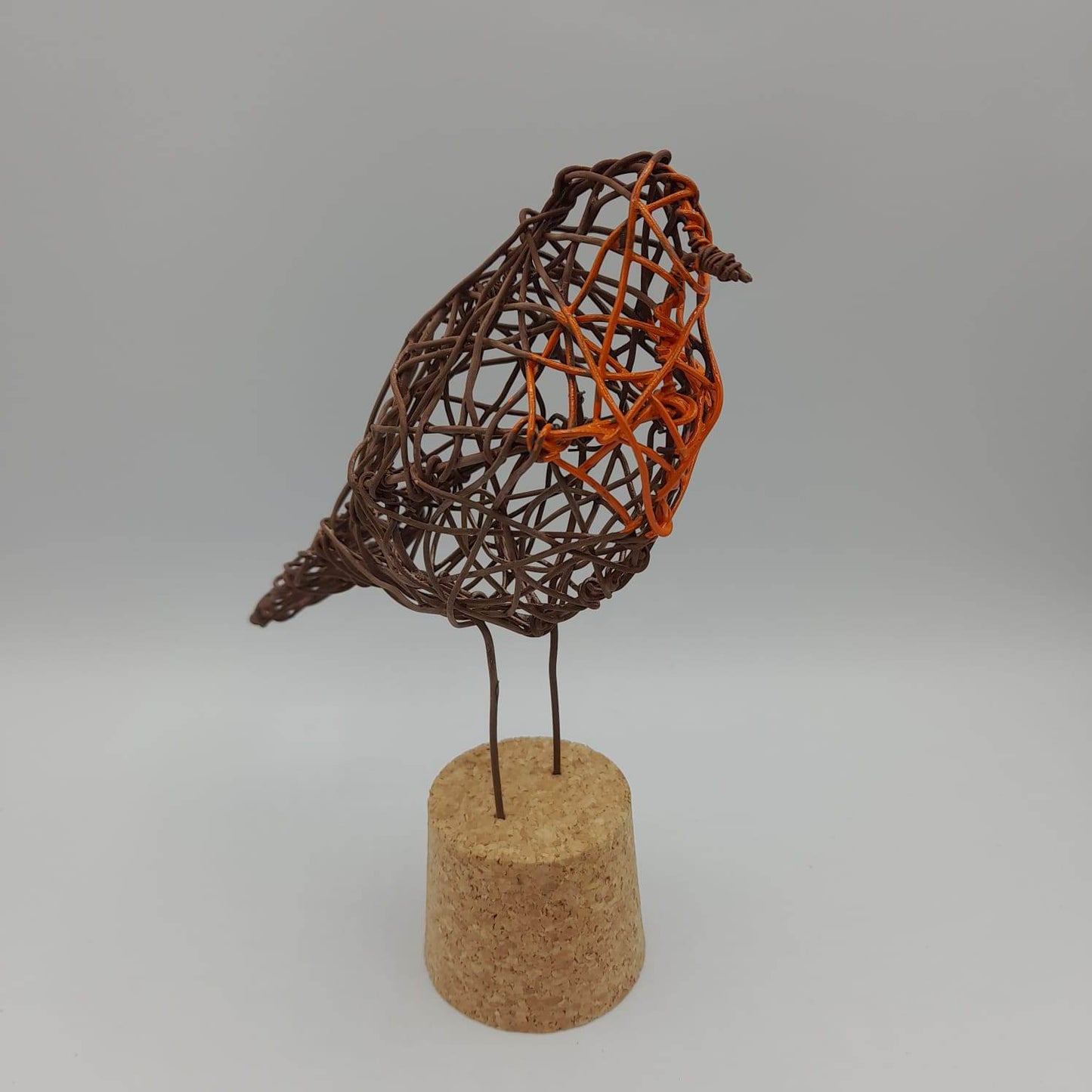Handmade Wire Bird Sculptures