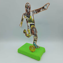 Load image into Gallery viewer, Handmade Wire sculptures of a Footballer

